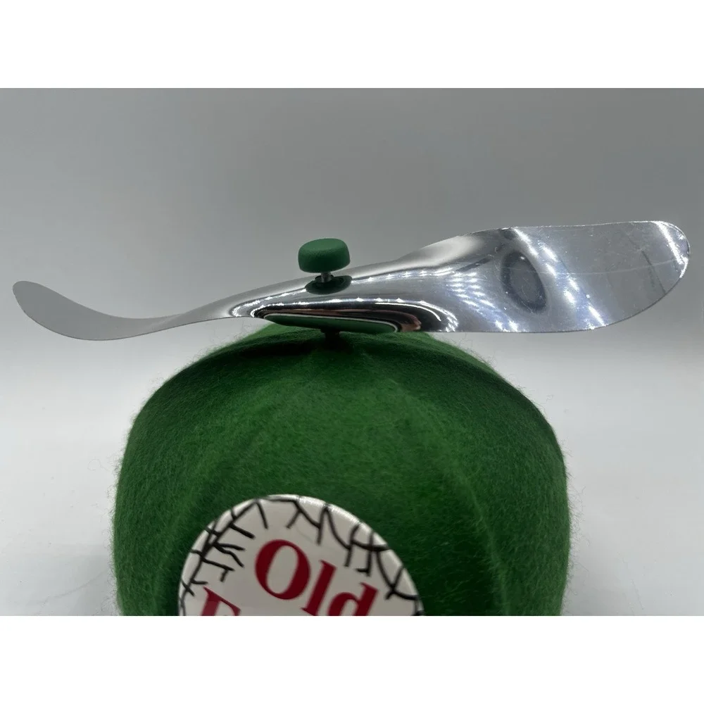 Vintage Jhats Old Fogey Propeller Hat Green Novelty Helicopter Cap USA